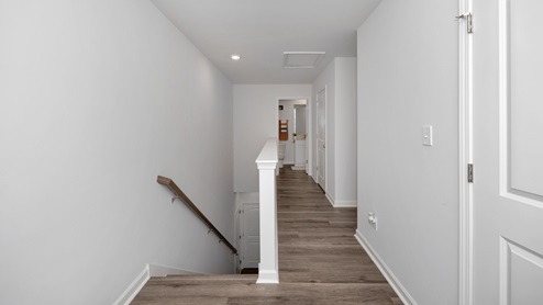 stairs to the second floor from foyer