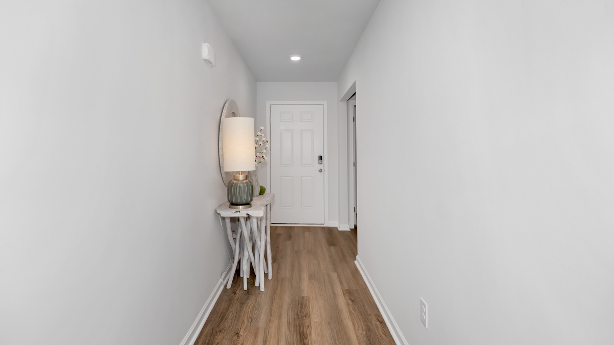 Entry to home with LVP flooring
