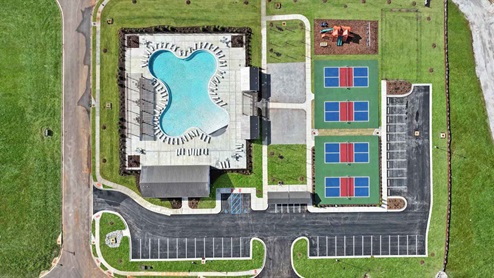 aerial view of amenities