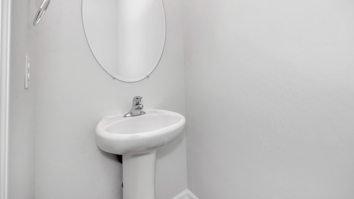 Powder bathroom on primary floor