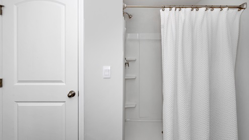 Primary bath with walk in shower