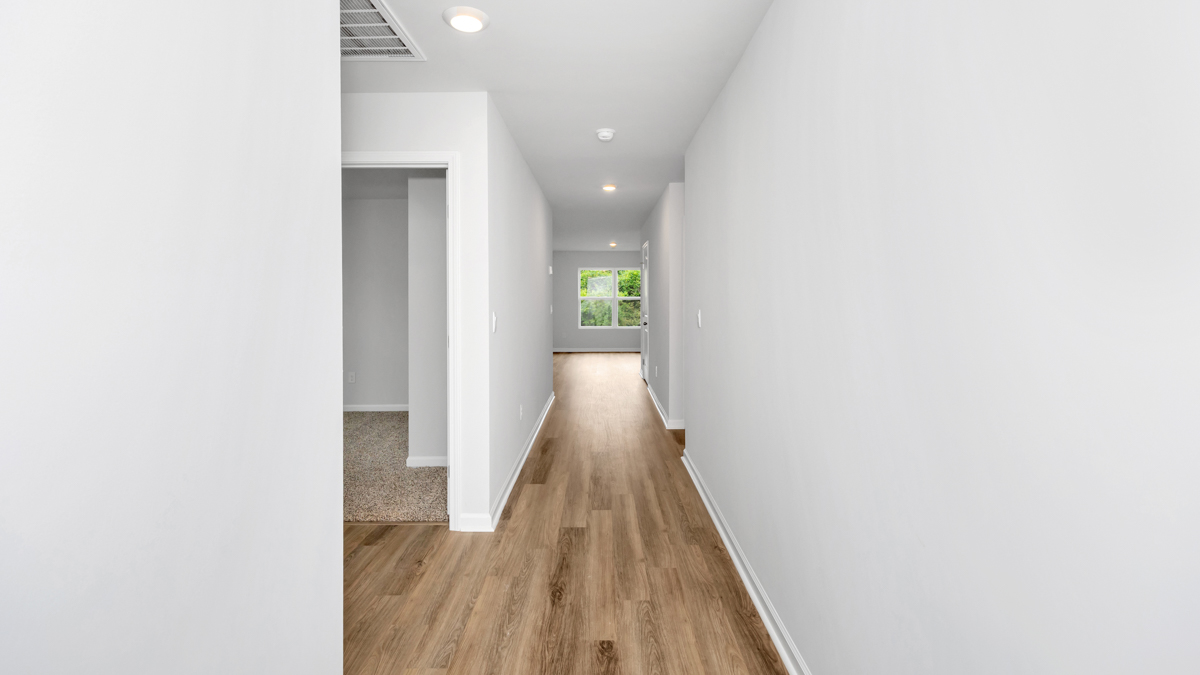 Foyer of the home with access to living area