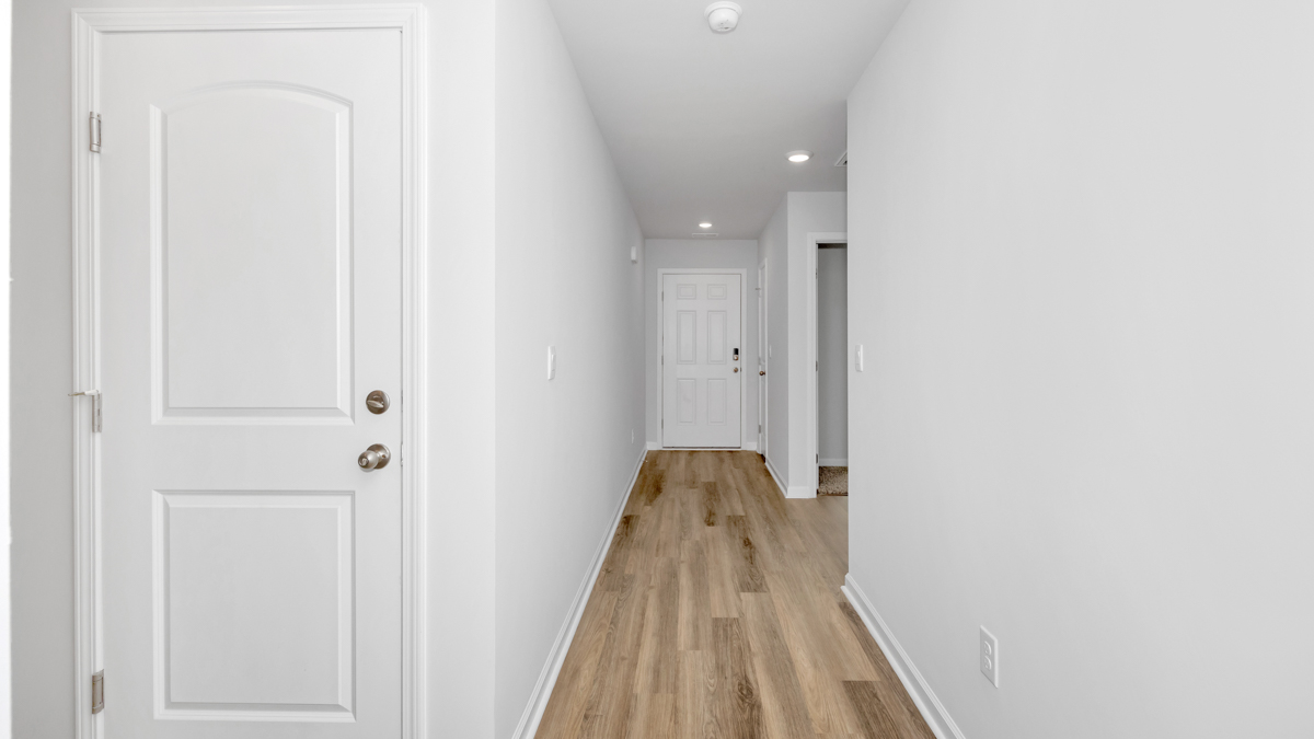 Entry to home with LVP flooring