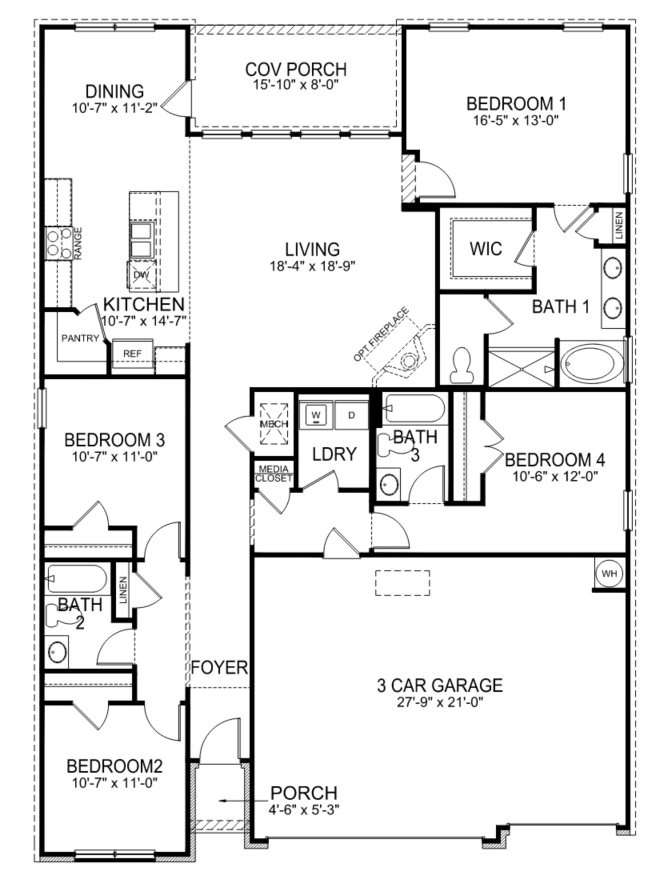 Interior floorplan