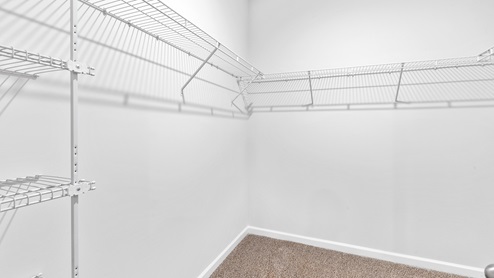 Primary walk in closet