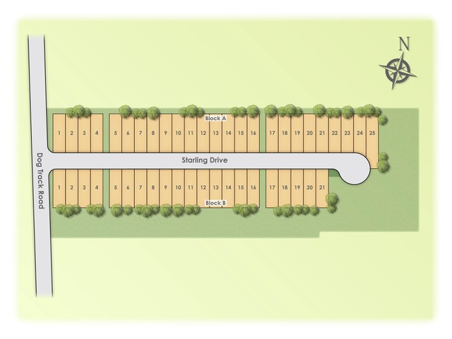 Static Lot Map
