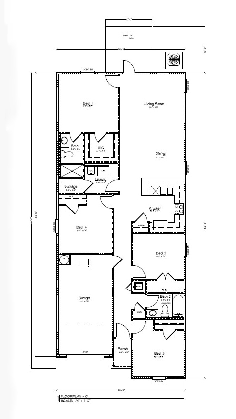 Bowen floorplan layout.