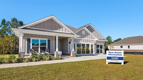 Front of Model Home
