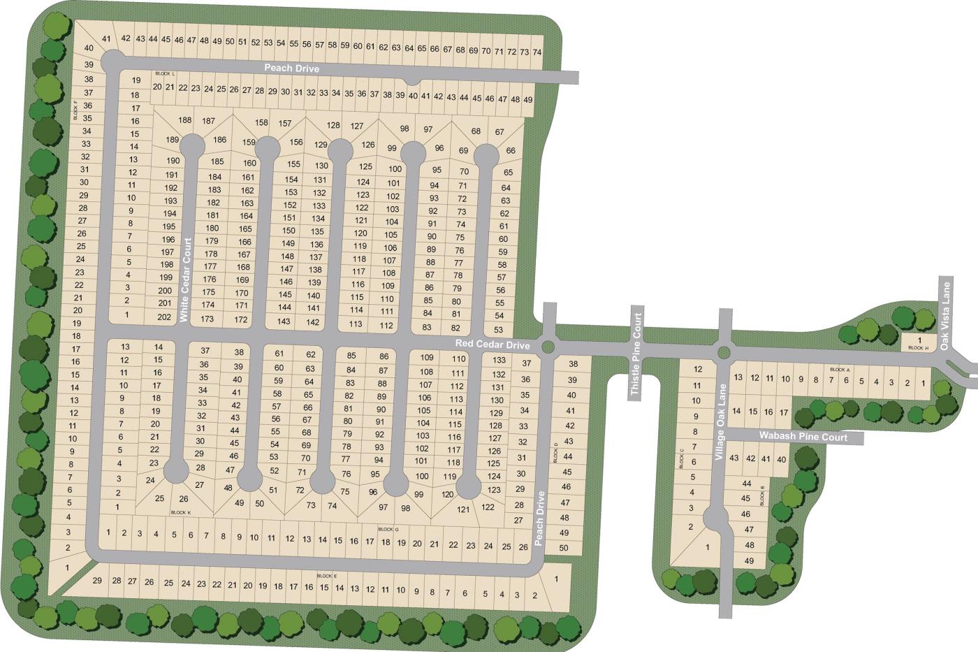 Static Lot Map