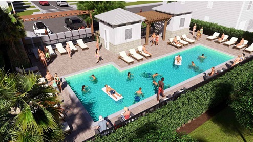 pool rendering