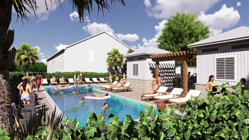 pool rendering