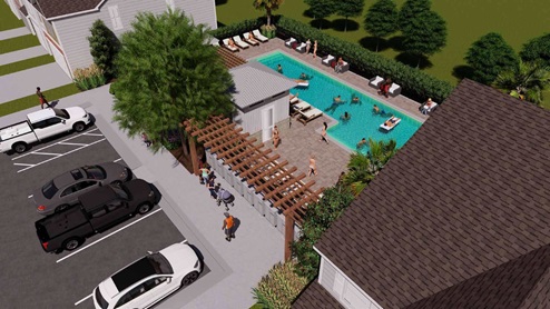 pool rendering