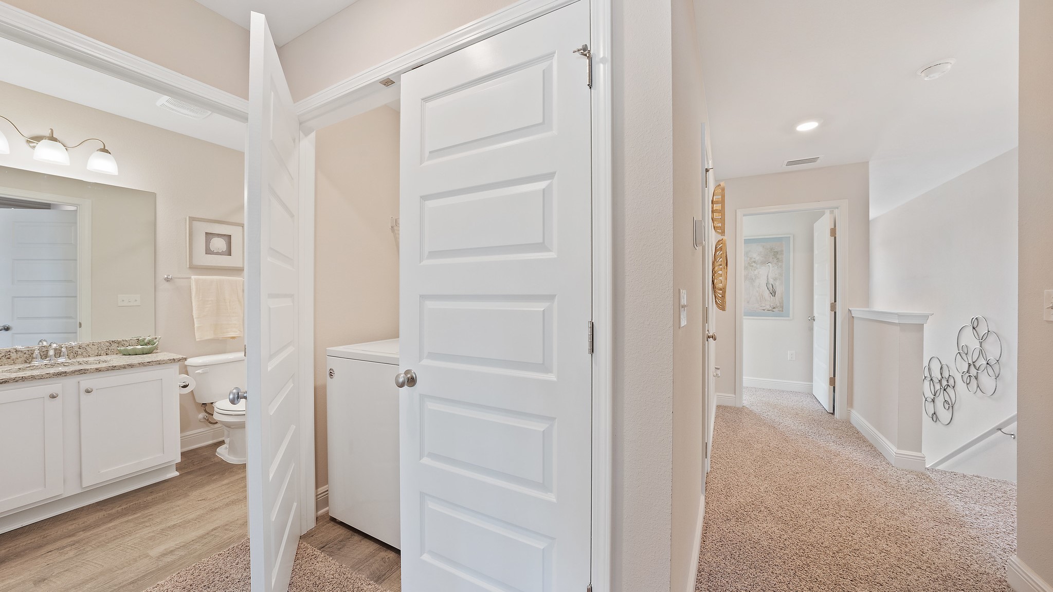 Laundry Room in Hallway