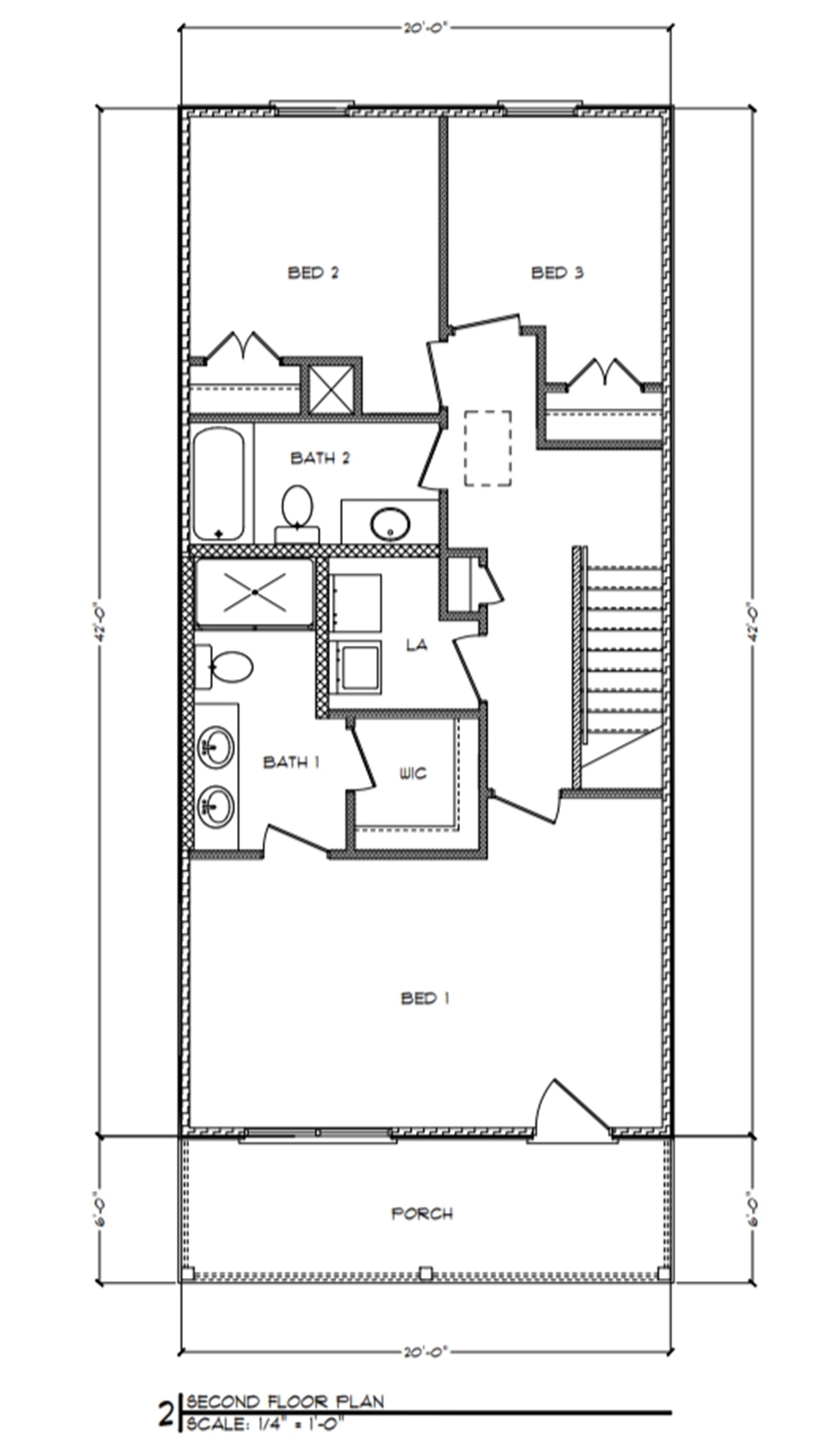 Casey floorplan second floor