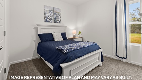 belmont model guest bedroom gallery image - belmont in denham springs,la