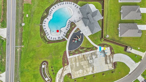 Belmont Amenity Center drone