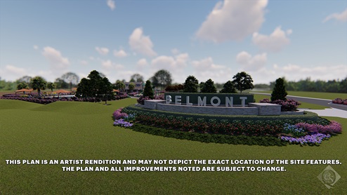 Belmont Community Monument Rendering - belmont in denham springs,la