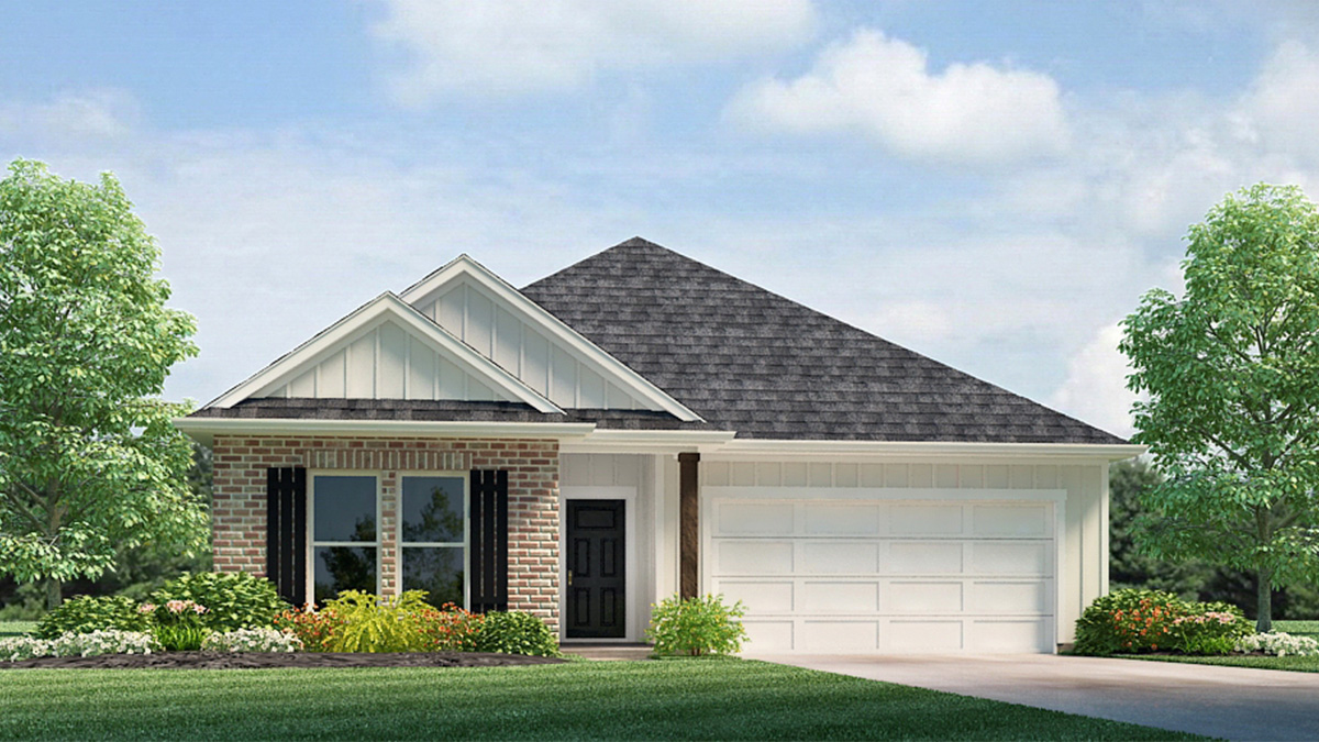 cameron elevation b19 rendering image - belmont in denham springs,la