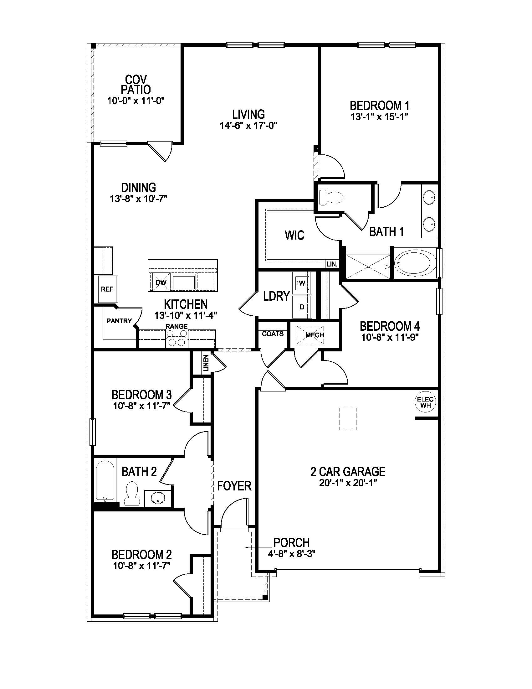 cameron b,d, f and h floorplan