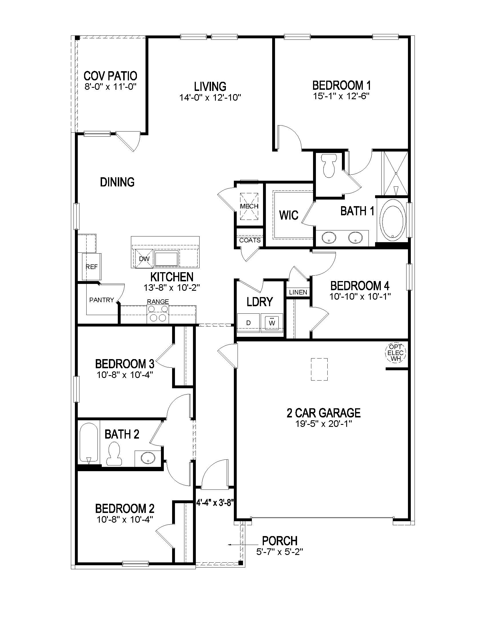 Eastwood B floorplan