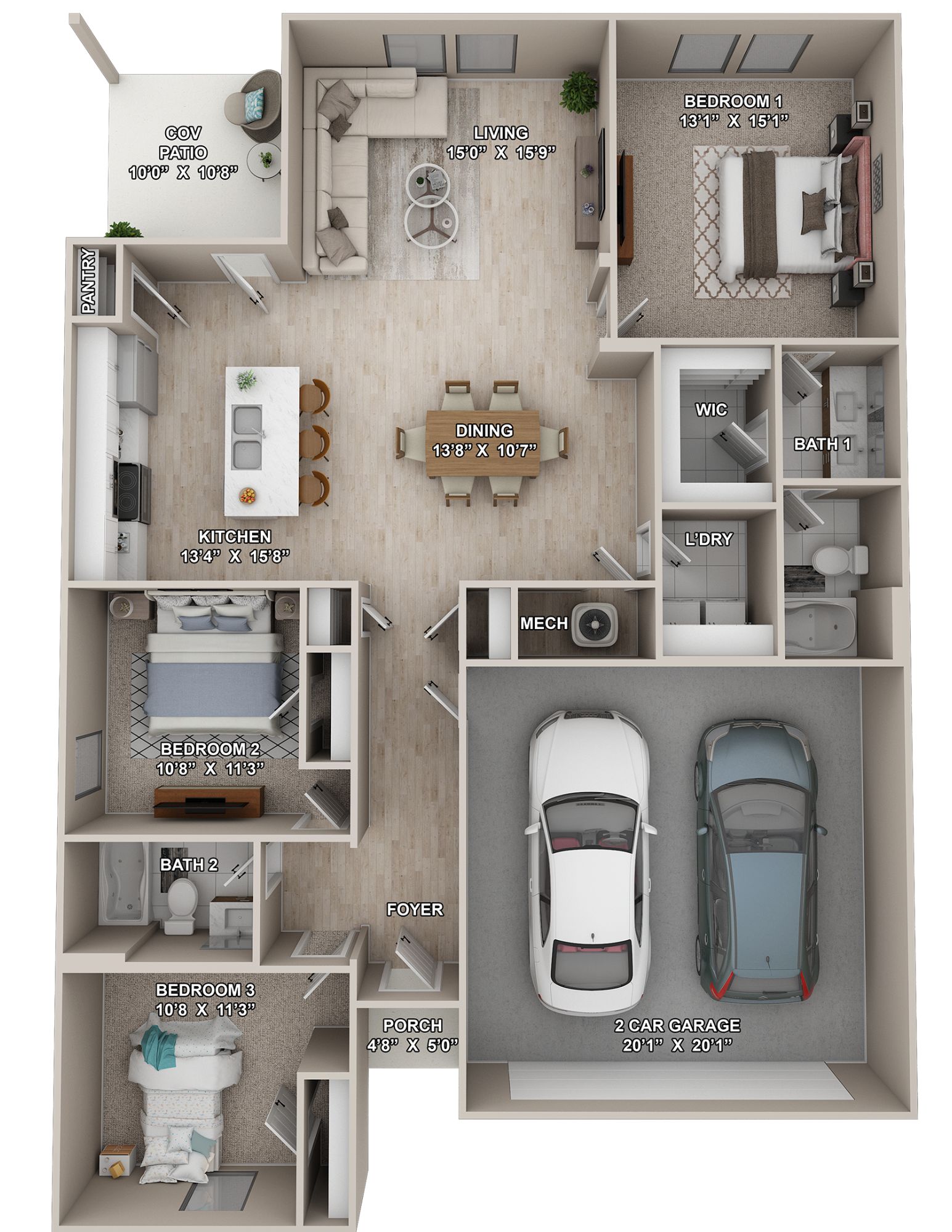 kenner drawn floorplan