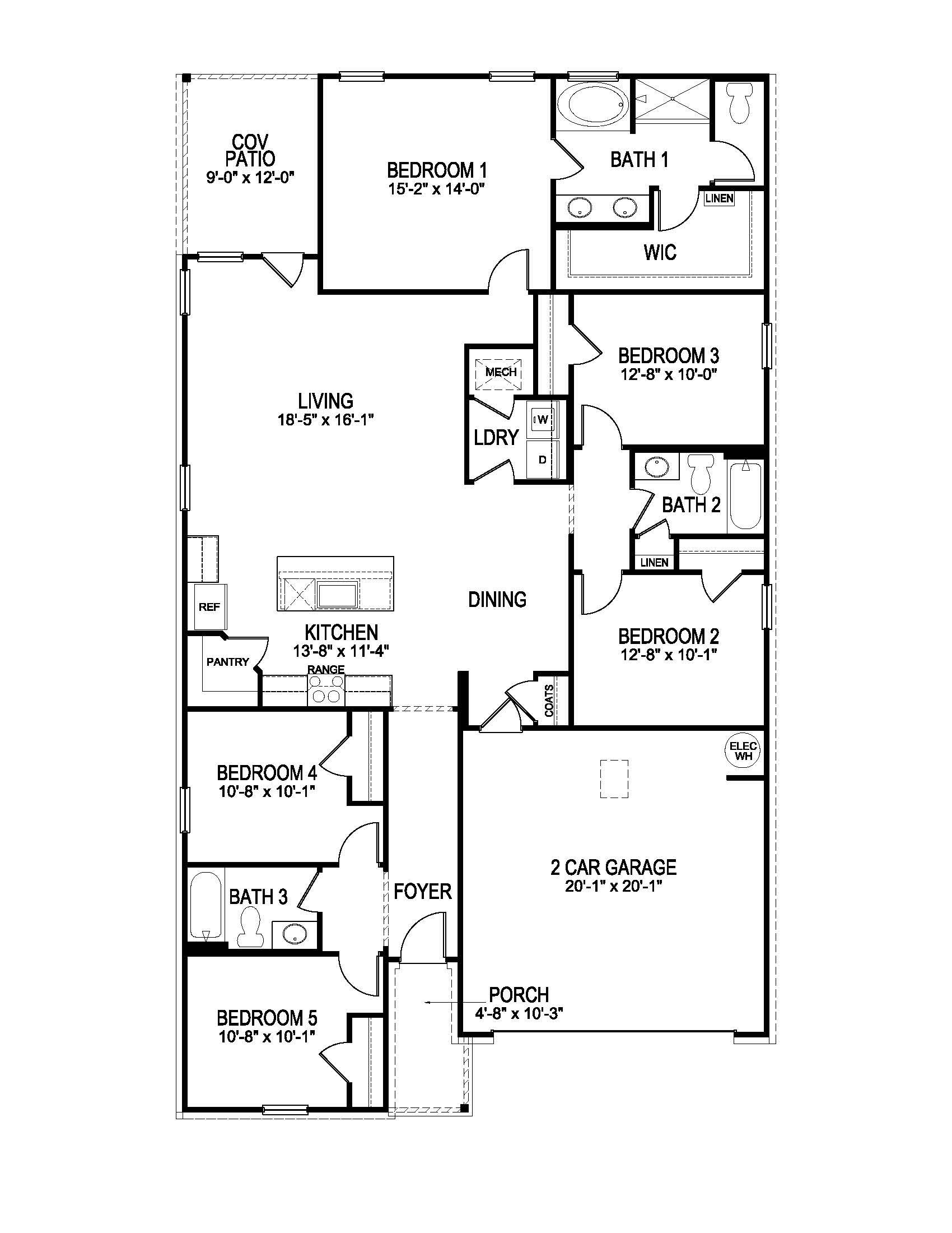 lacombe b,d floorplan