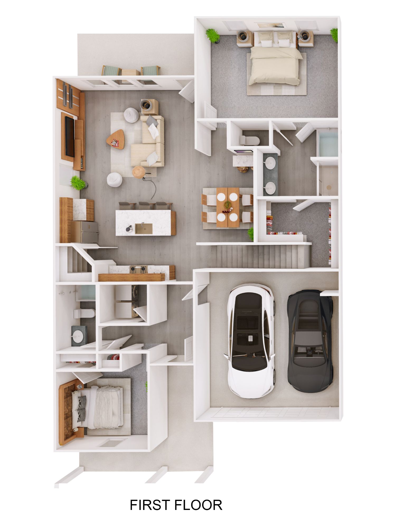 Ozark drawn downstairs floorplan