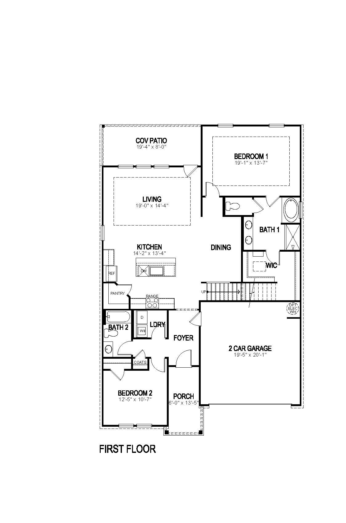 Ozark elevation C23 floorplan