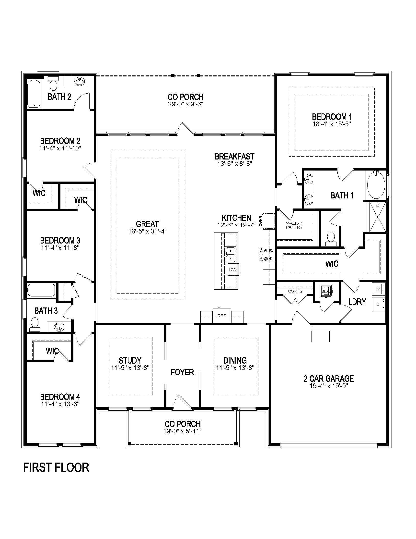 Kingston B&D floorplan