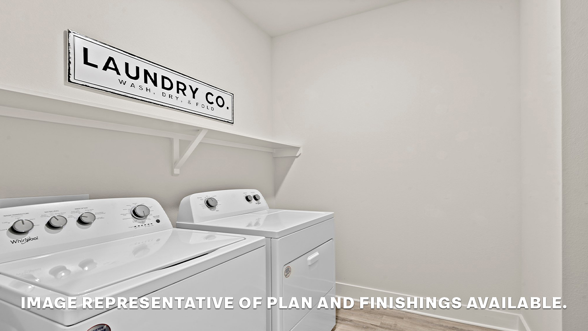 laundry room with space for large laundry appliances