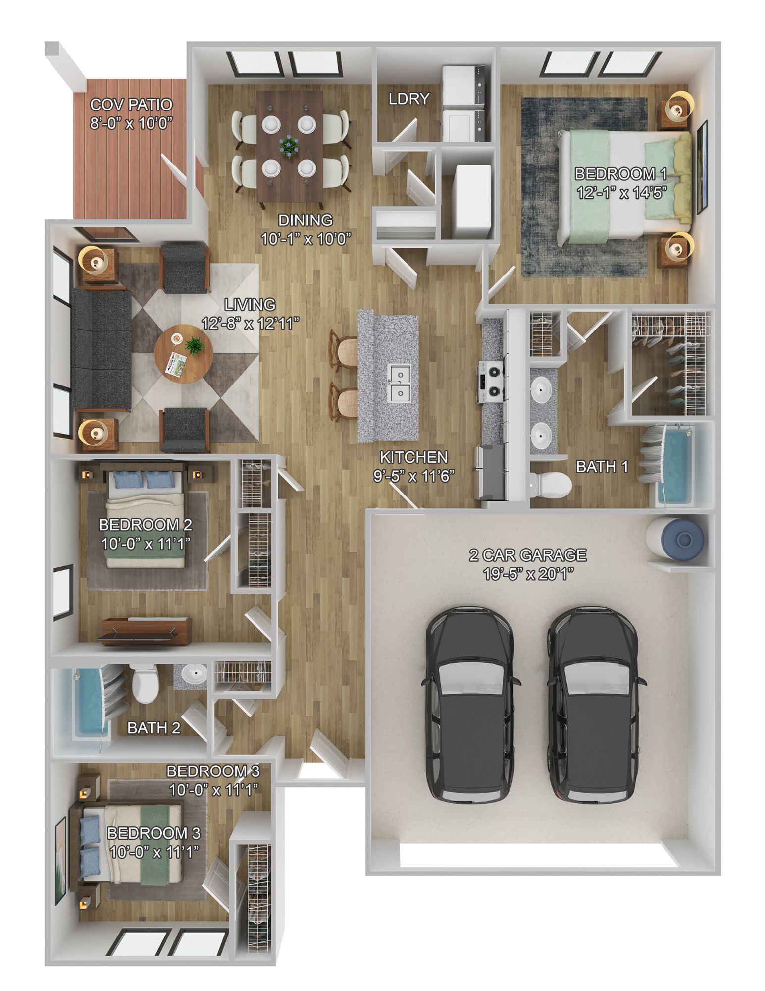 Azalea drawn floorplan