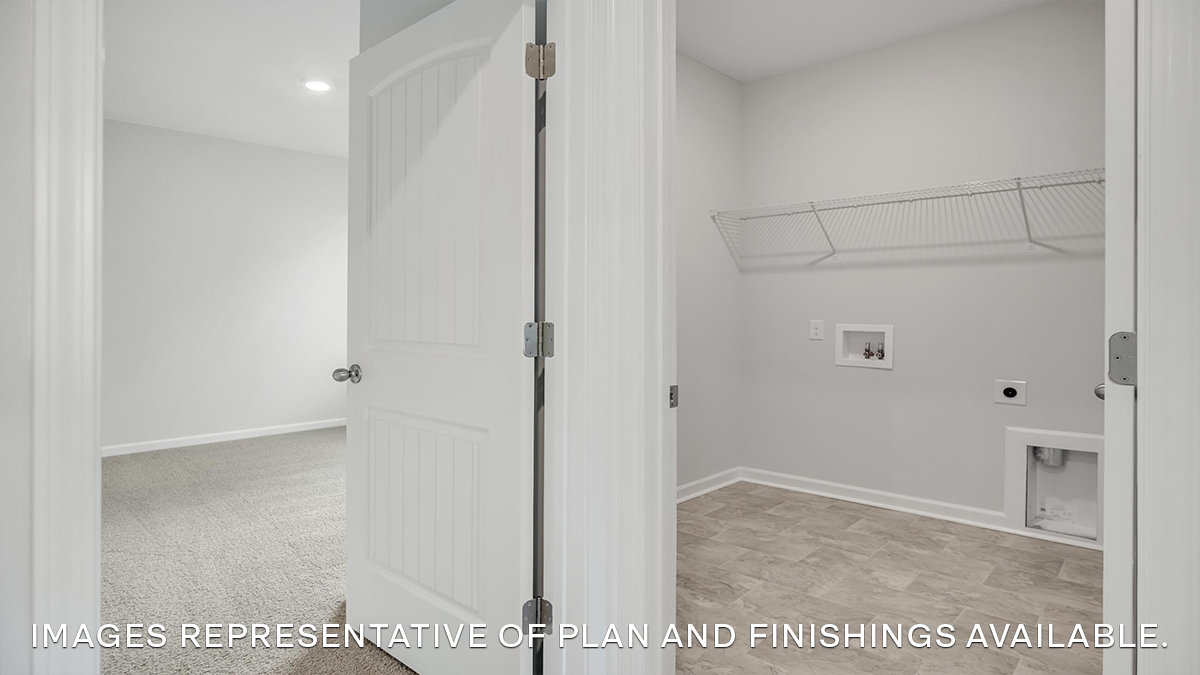 laundry space with room for large appliances