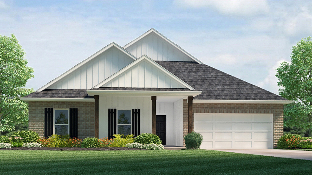 Deauville elevation B23 exterior rendering