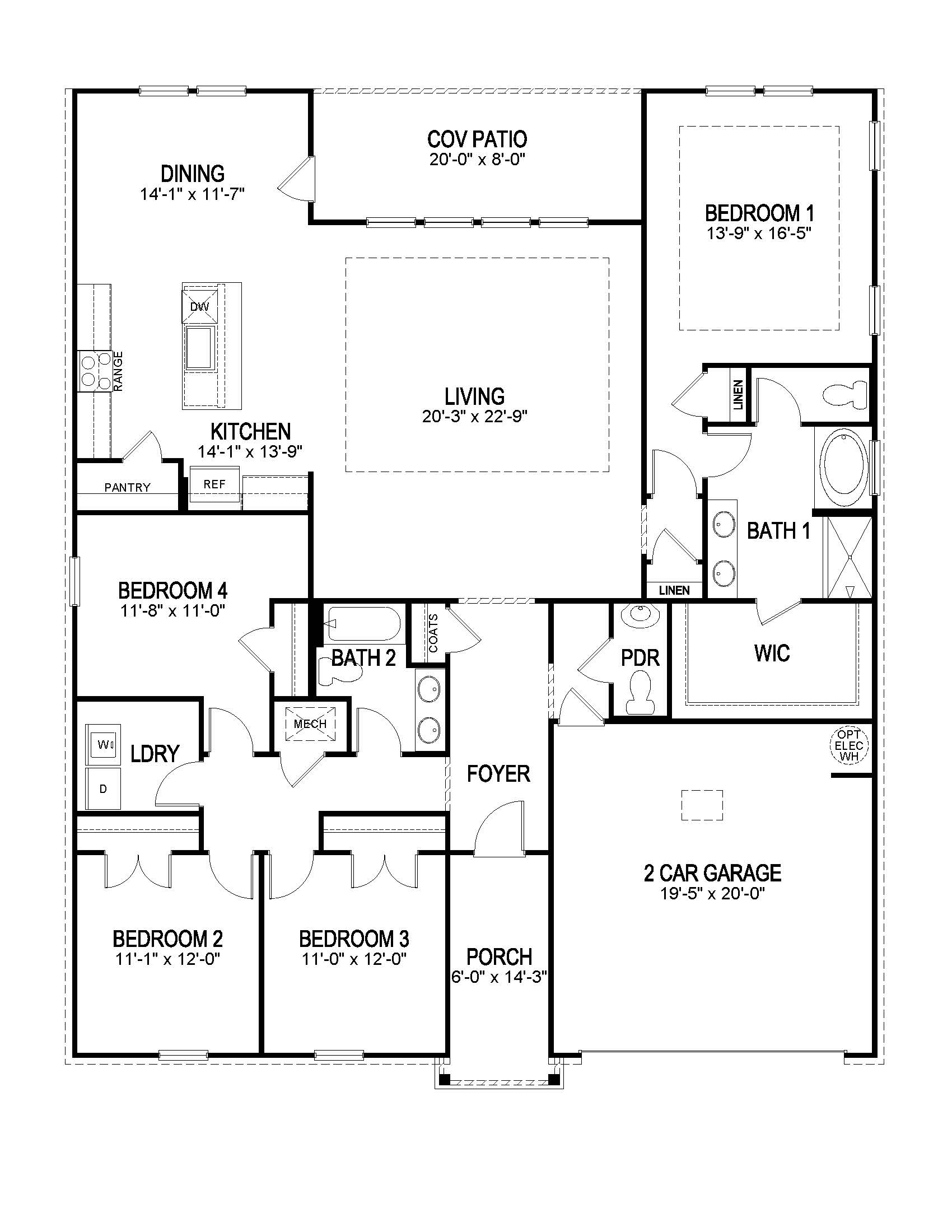Deauville A23 floorplan