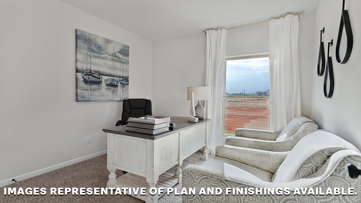 Second bedroom with single window and space for full or queen bedroom set