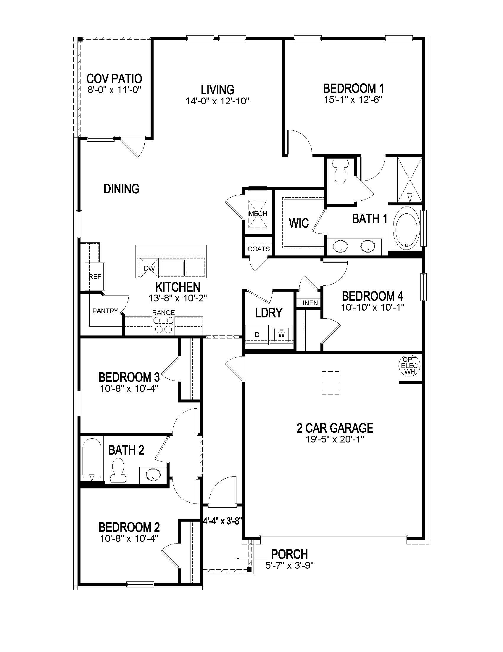 Eastwood A floorplan