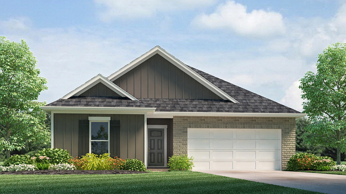 Kenner elevation A18 exterior rendering