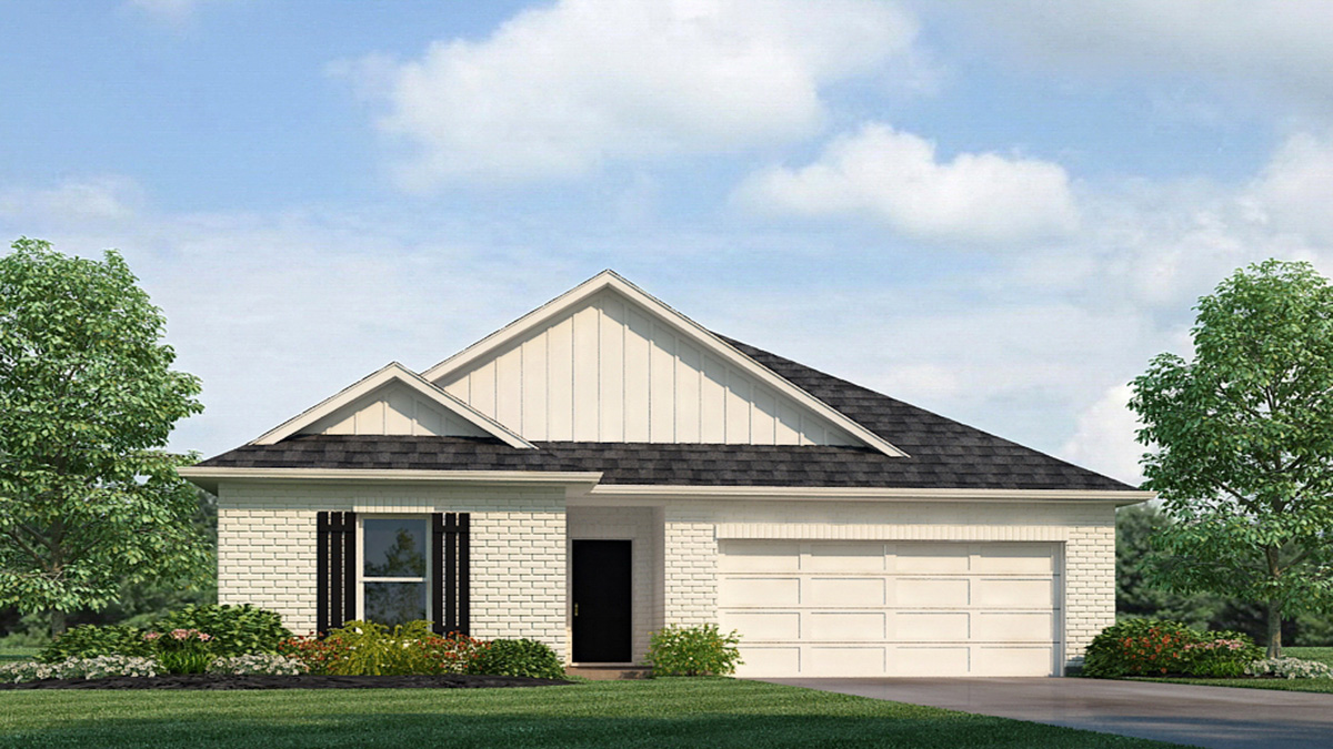 Kenner elevation A7 exterior rendering