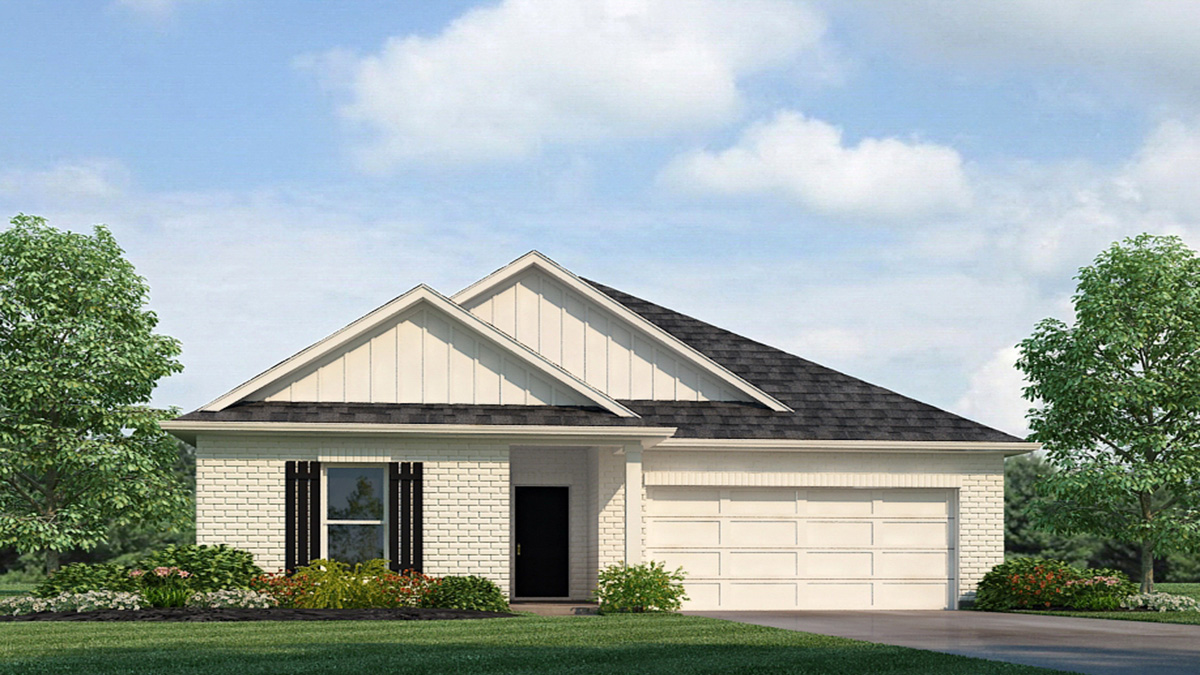 Kenner elevation B7 exterior rendering