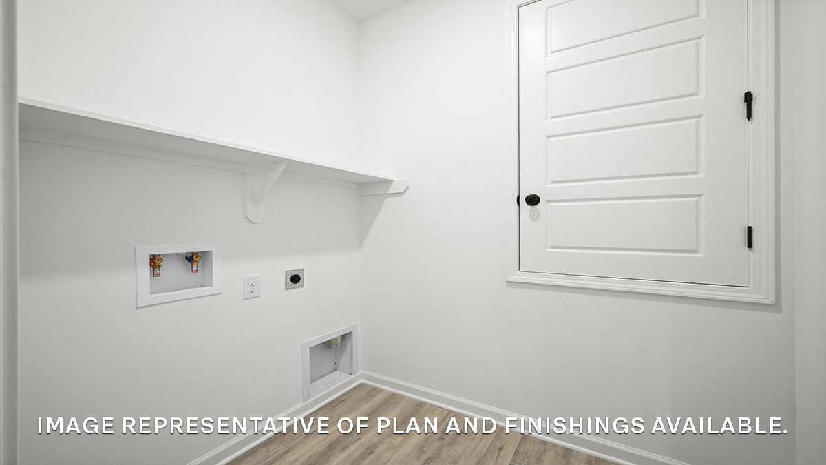 laundry room with space for large laundry appliances