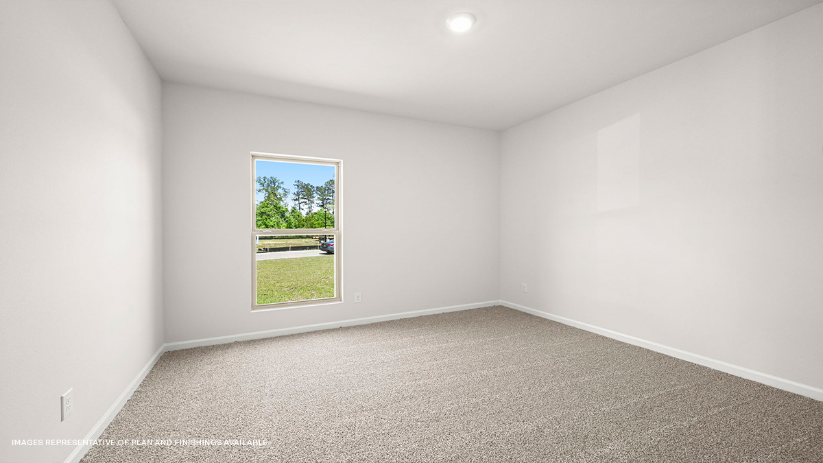 third bedroom with single window
