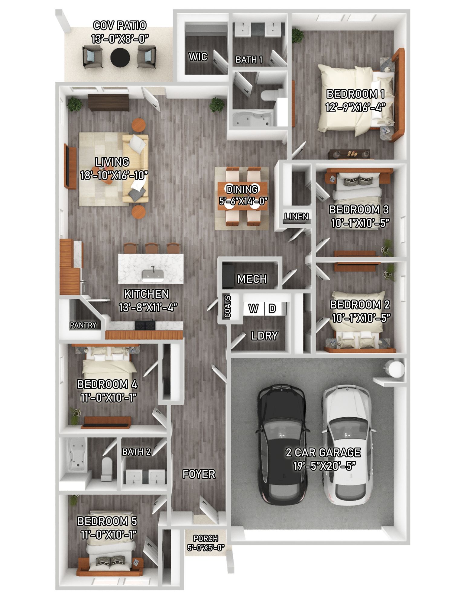 Spruce drawn floorplan