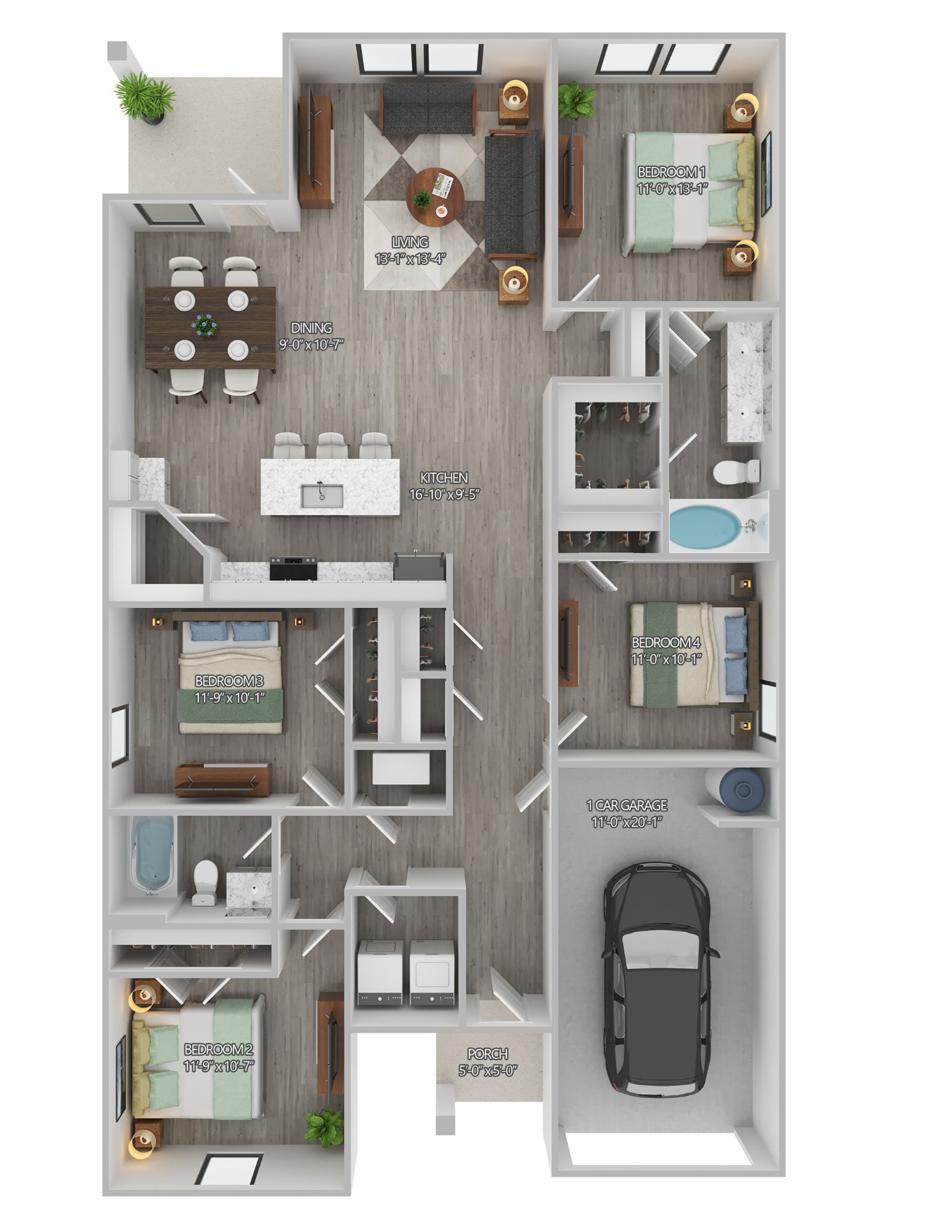 Bay Leaf Drawn Floor Plan