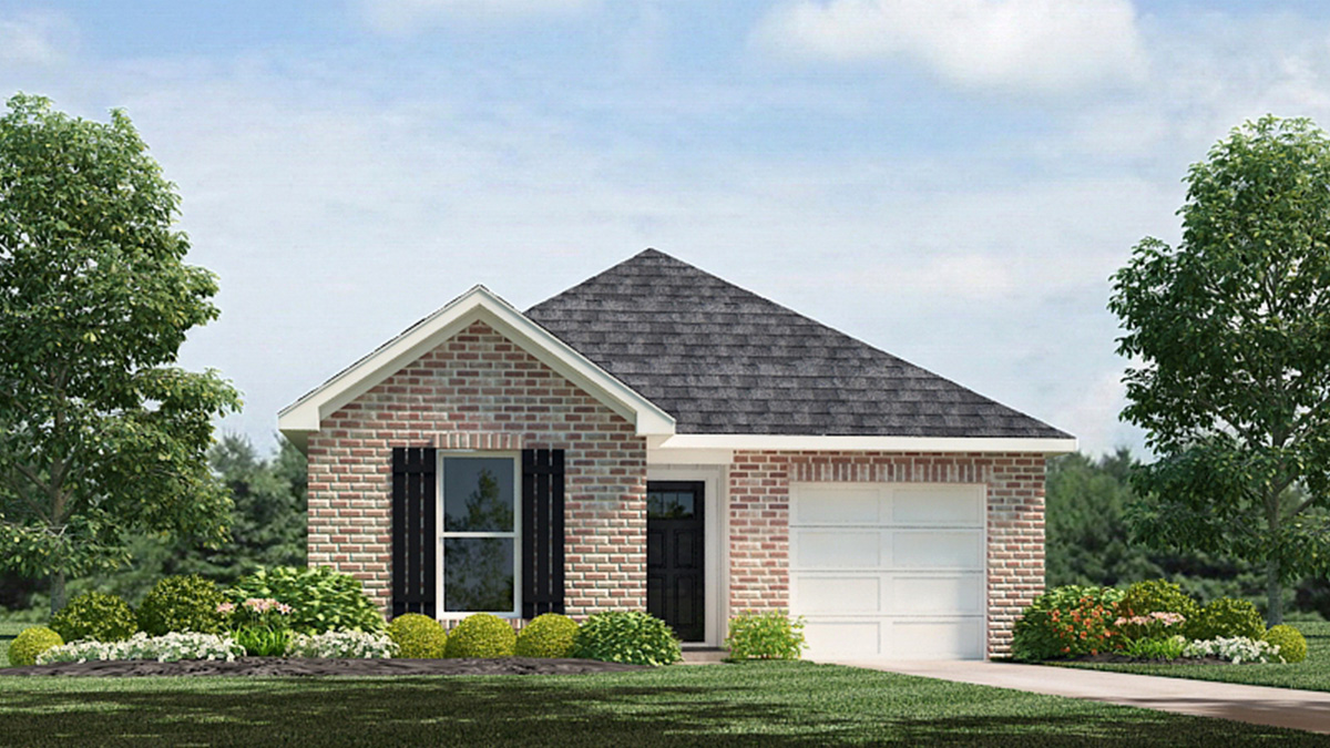 Hickory elevation A24 rendering