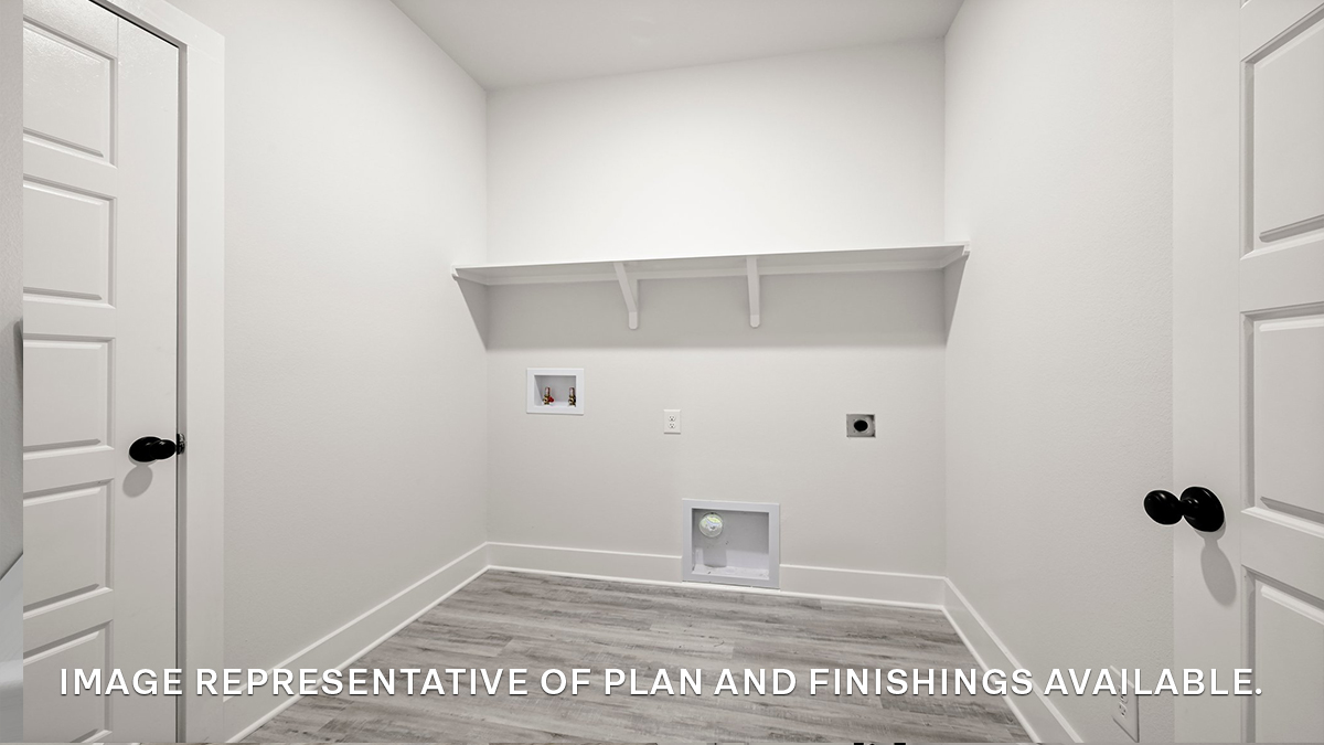 laundry room with space for large laundry appliances