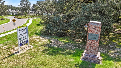monument of legacy oaks
