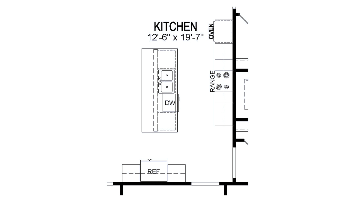 Mckenzie kitchen zoomed in floorplan