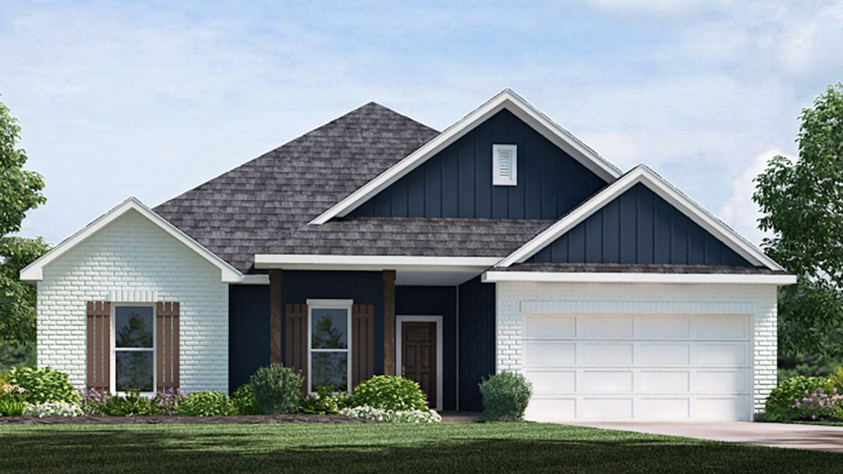 Oakdale elevation C23 exterior rendering