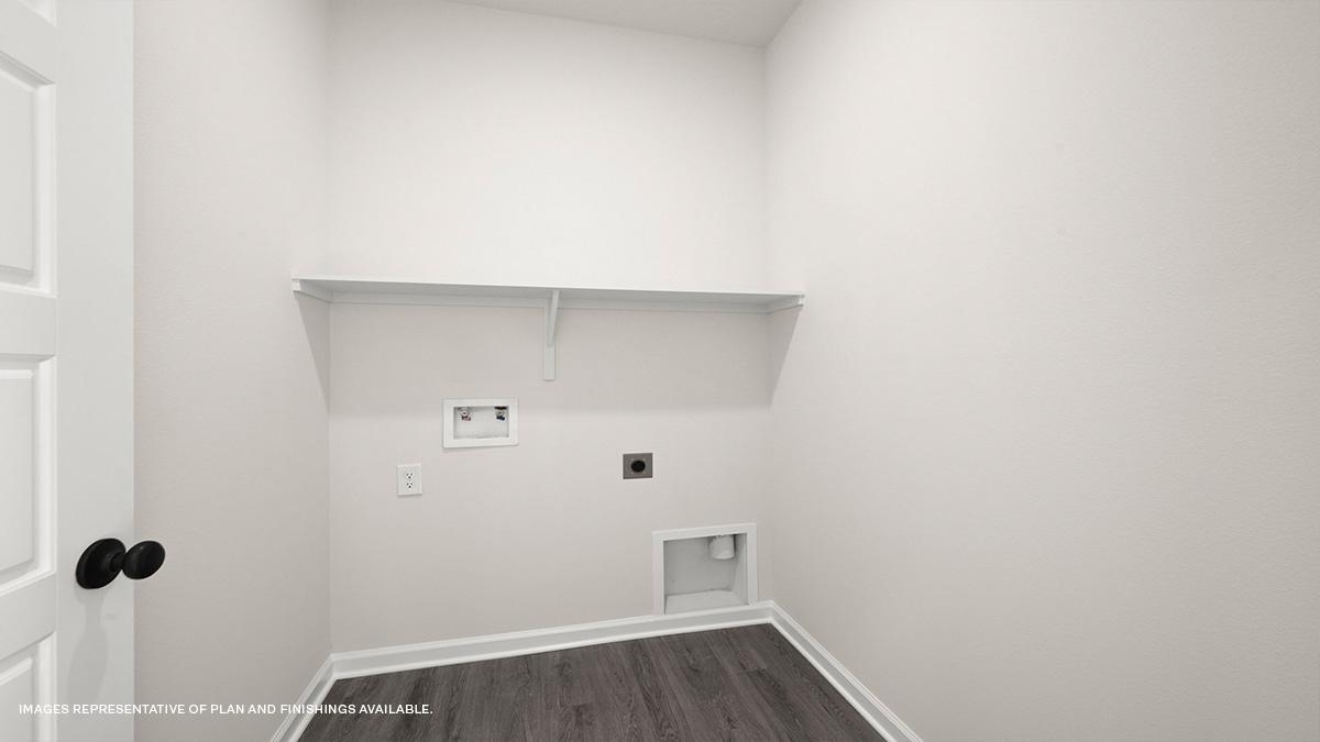 laundry room with space with full-size appliances