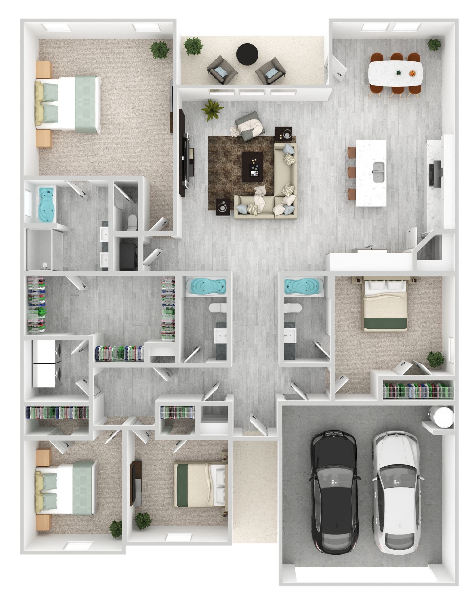 Oakdale drawn floorplan